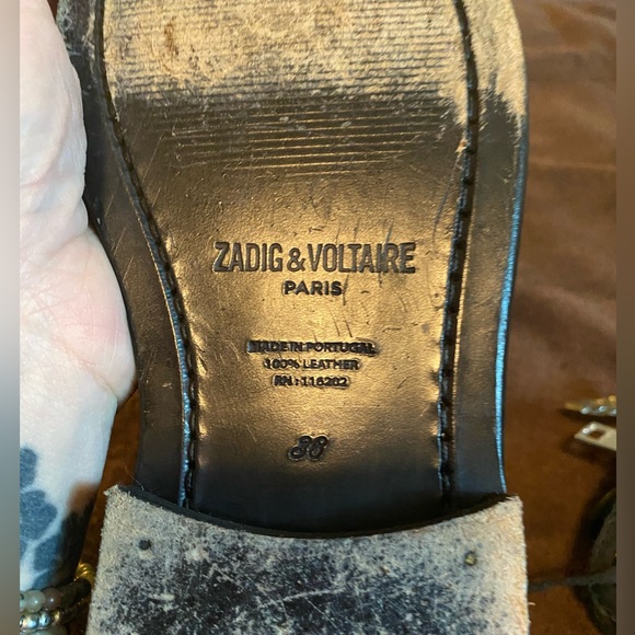 ZADIG & VOLTAIRE LAUREEN BLACK LEATHER BOOTS SZ 36 - Picture 13 of 14